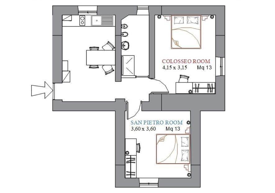 Apartamento Romarina Exterior foto